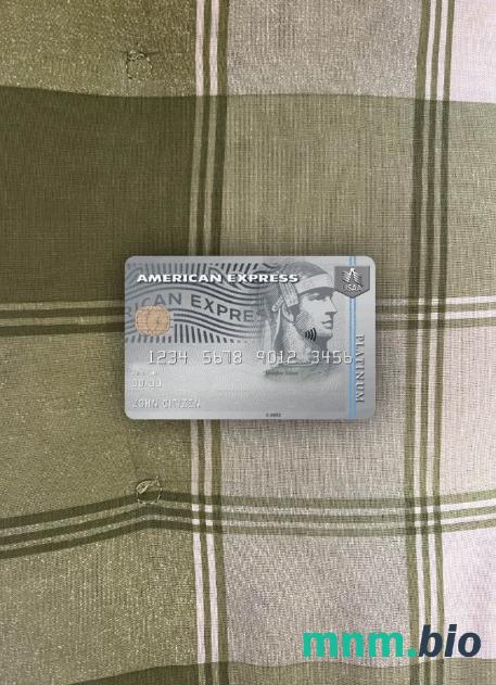 USA USAA bank AMEX platinum card wygląd fotograficzny skan PSD + zdjęcie